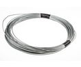 Wire Rope, Galvanised Metal, 1.68mm x 50m, Silver
